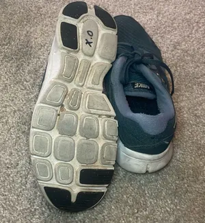 Nike running shoes steal blue laceup size 5 youth thumbnail 8