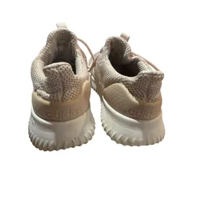 Women's Adidas Cloudfoam Athletic Shoes Beige White Size 8.5 thumbnail 5