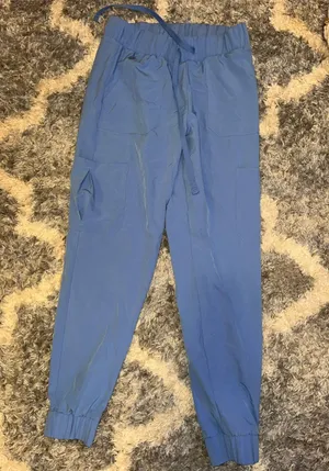 Hanes Ceil Blue Scrub Set Size S thumbnail 2