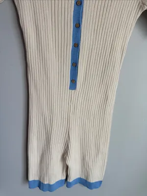 NEW Free People Tennis Time onesie Large thumbnail 6