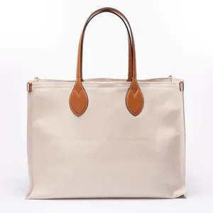 GUCCI logo printed large canvas shopper tote shoulder bag thumbnail 5