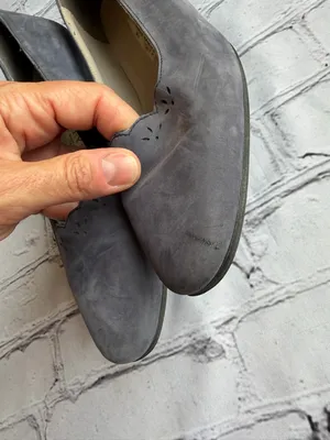 Vintage 1980s Laura Ashley Blue Suede Pumps Made In Italy Size 38 Cottage Core thumbnail 7