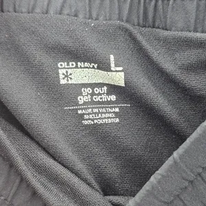 Old Navy Active Black Purple Shorts Pull On Athletic Running Shorts L‎ Large thumbnail 5