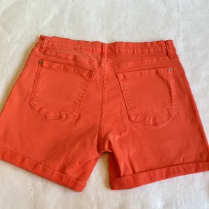 Kensie Orange Coral Cuffed Shorts thumbnail 6