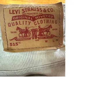 Levi's Cream Corduroy low rise Pants Y2K Style Retro boot cut Trousers size‎ 16 thumbnail 6