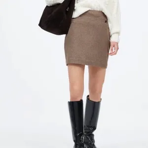 Plaid Mini Skirt A Line‎ Wool Blend Brown Blue Preppy Madewell Women 10 thumbnail 9