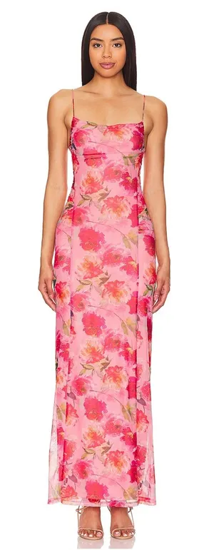 Revolve More To Come Ciara Maxi in Pink Floral thumbnail 1