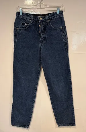 High-Rise Dark Blue Z. Cavaricci vintage cotton Women's Jeans thumbnail 1