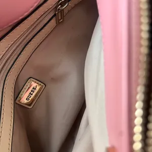 G by Guess Quilted Rose Pink Satchel with Gold Hardware thumbnail 6