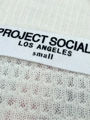 New Project Social T Underground Burnout Thermal V-Neck Long Sleeve thumbnail 10