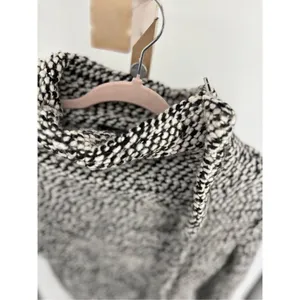 Blank NYC Boucle Knit Motorcycle Moto Jacket Black White Women’s Size XS thumbnail 15
