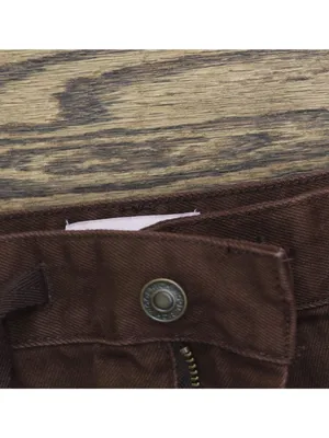 Woolrich X TGT Adult Mid-Rise Slouchy Cargo Twill Pants Drawstring Brown M thumbnail 6