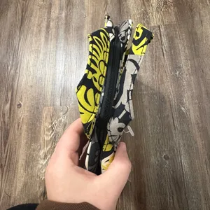Vera Bradley Tech Organizer Baroque Black Yellow Floral Zip Mesh Pockets thumbnail 10