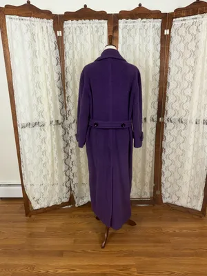 Spectacular Vintage 1980 Neiman Marcus Full Length Alpaca Coat thumbnail 5