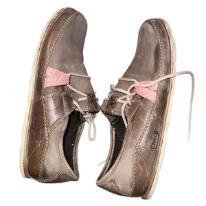 Chaco Brown and Pink Leather Casual Shoes Size 9.5 thumbnail 4