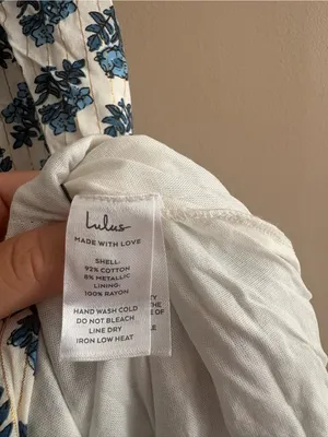 Lulus Flirty Fave Ivory Floral Print Tie-Back Midi Dress Size Large Sleeveless thumbnail 12