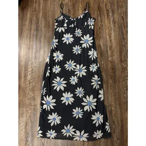 American Eagle AE Floral Daisy Mesh Midi Slip Dress Large Preppy Spring Summer thumbnail 10