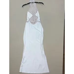 Third Form Serenade Lace Halter Maxi Dress size 4 thumbnail 7