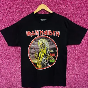 Iron Maiden Killers Album Cover Art Heavy Metal Tee M thumbnail 1