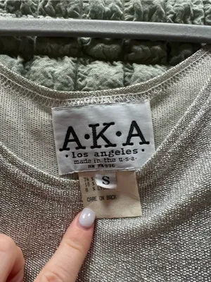 AVA Silver Metallic Slip Dress thumbnail 2