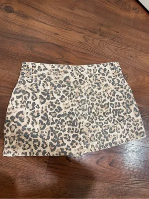 NWOT Stradivarius Denim Skort thumbnail 5
