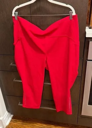 Lululemon Swift Speed High-Rise‎ Crop 21" Dark Red 20 thumbnail 1