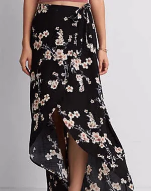 American Eagle Floral Maxi Skirt Size Medium thumbnail 1