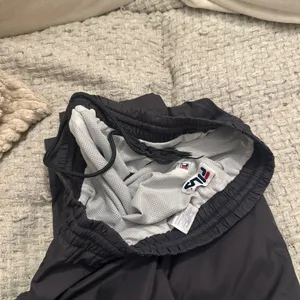 FILA Y2K vintage grey swishy track pants thumbnail 4