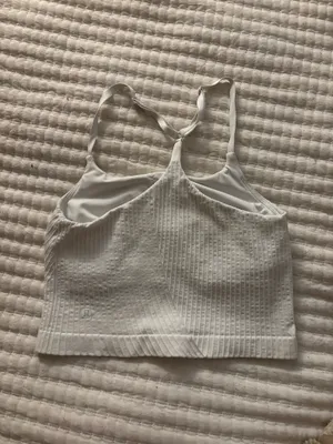 Lululemon White Sports Bra thumbnail 2