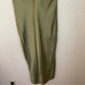 House of CB XS‎ D-DD Myrna Olive green Corset Slip Dress NWOT size XS thumbnail 6