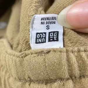 Uniqlo Tan Utility Style Pull On Pants thumbnail 4