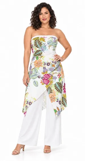 Joseph Ribkoff - Floral Palazzo Jumpsuit thumbnail 1