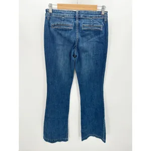 Banana Republic‎ Factory Wide Leg Denim Jeans Flare Blue Womens 27/4 BJ11 thumbnail 2