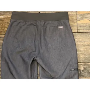 FIGS Zamora Technical Collection XS Heather Gray Jogger‎ Scrub Pants Loose Fit thumbnail 11