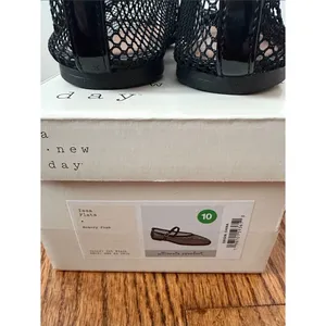 a new day Black Issa Flats Size 10 New with Tags thumbnail 6