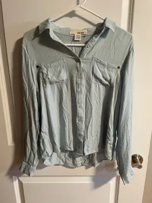 Sans souci long sleeve button down blouse thumbnail 1