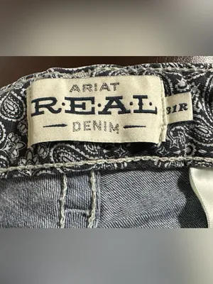 Ariat R.E.A.L. Straight leg Western Cowgirl Jeans size 31R thumbnail 8