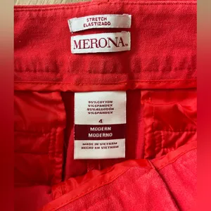 MERONA Ankle length pants- burnt orange. thumbnail 3