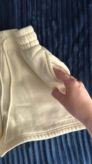 White fox lounge shorts thumbnail 5