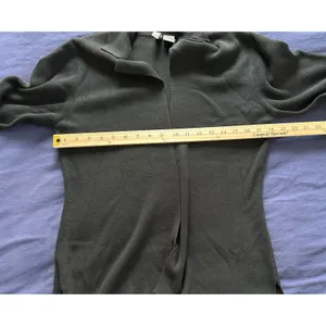 Collection by Cherie Dori Black Open Front Cardigan Sweater Notched Lapel Size S thumbnail 6