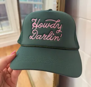 Pink Lily Howdy Darlin Trucker Hat thumbnail 1