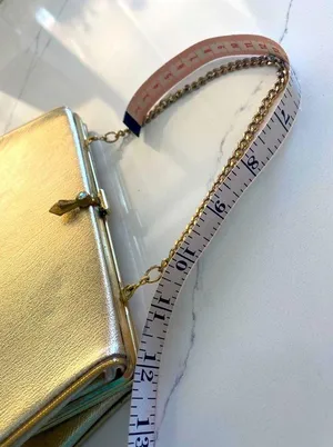 Vintage Metallic Gold Evening / Special Occasion Clutch Purse Handbag Wristlet thumbnail 9