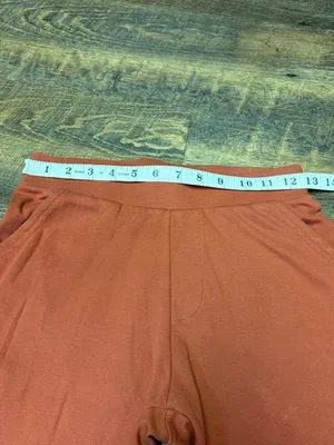 Pact Organic Cotton Joggers Pant Womens XS Orange Pocket Sustainable Lounge Cozy thumbnail 4