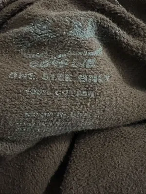 Boys Lie Good Vibes Good Luck Angel Hoodie Brown Oversized One Size thumbnail 6