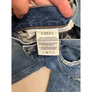 AGOLDE Jeans Jaime High Rise Classic Skinny Distressed Button Fly Size 28 thumbnail 10