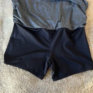 The Great Brisas Athletic Skort black and gray, cinches at sides, great for running thumbnail 7