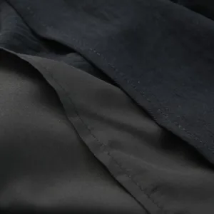 NEW Black Asymmetric One Shoulder Tied with Bow Sash Pleated Blouse L thumbnail 8
