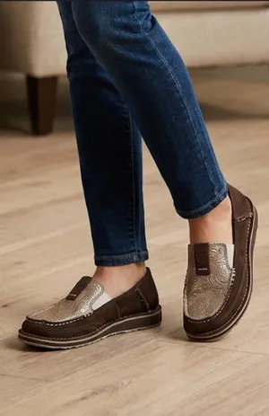 Ariat Golden Metallic Slip-Ons | Size 6 thumbnail 1