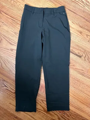 H&M Olive Green Crop Dress Pants thumbnail 5