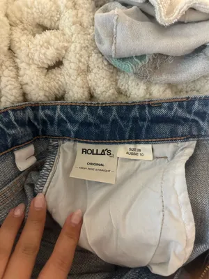 Rolla’s Original High Rise Straight Jeans thumbnail 7